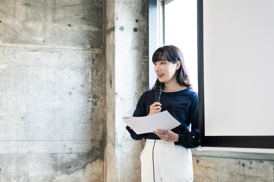 プレゼンの様子