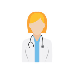 Fototapeta premium Isolated doctor icon