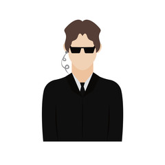 Isolated shooting guard icon