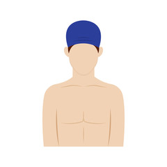 Isolated swimmer icon