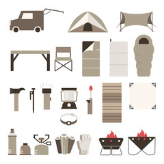 キャンプ用品１　テント　寝袋　照明器具　など