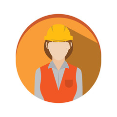 Isolated civil engineer icon