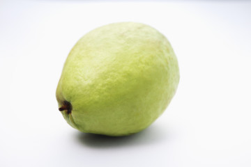 Guava on white background