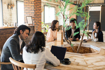カフェの様子