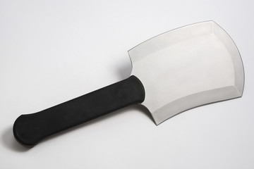 Camping ax shovel on a white background.
