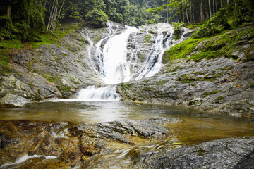 Natural waterfall at Cameron Highlands, Malaysia