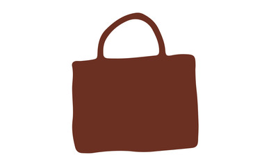 Hand drawn vector outline illustration of case icon. Website and social network design element. Internet button template. Business industry