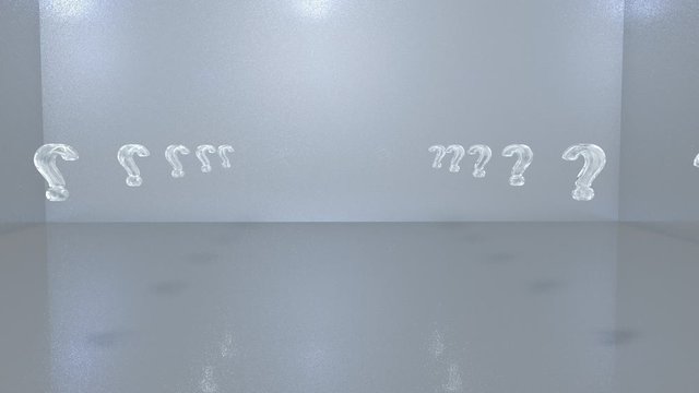 ?から!へ変化するグレーの3D空間（直線）
