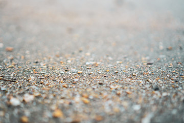 Brown sand texture background from fine sand with natural line wave.