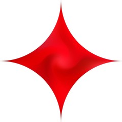 Obraz premium Diamond-shaped smooth background.