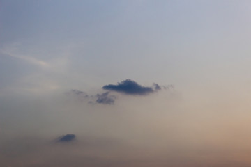 Obraz na płótnie Canvas time lapse of clouds in the sky