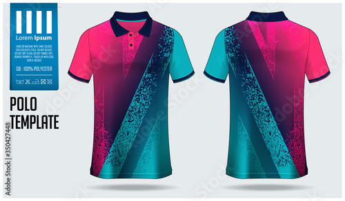 Download Polo Shirt Mockup Template Design For Soccer Jersey Football Kit Sportswear Sport Uniform In Front View Back View T Shirt Mock Up For Sport Club Fabric Pattern Shirt Mockup Vector Illustration Wall