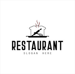 Restaurant logo, Vector illustration restaurant logo template
