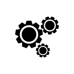 Gear Setting Icon Vector Logo