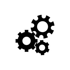Gear Setting Icon Vector Logo
