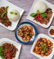 Thai Food Mixed Dishes 