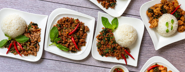 Thai Food Mixed Dishes 