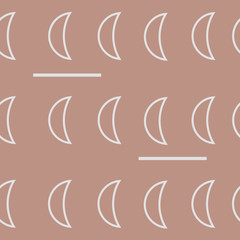 Basic moon minimalis pattern