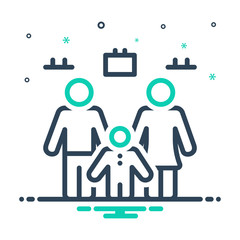 Mix icon for household