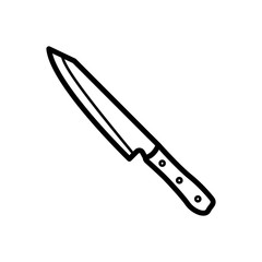 knife icon design, flat style trendy collection