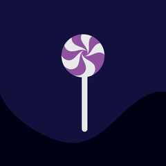 Sweet Candy Lollipop Realistic vector Background template Illustration