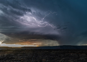 Lightning Storms on the Great Plains During Springtime