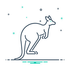 Mix icon for kangaroo
