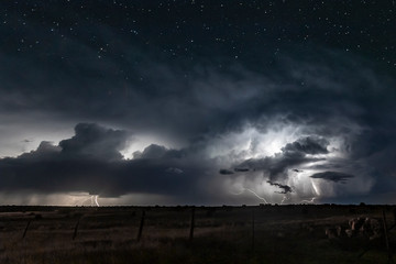 Lightning Storms on the Great Plains During Springtime