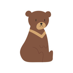 cute bear animal vector