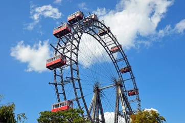 Foto op Plexiglas Vienna Giant Ferris wheel in Austria © suronin