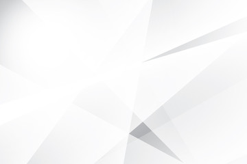 Obraz premium Abstract geometric white and gray color background. Vector, illustration.