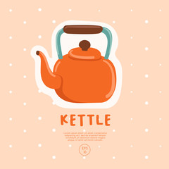 Vocabulary of stuffs : Vector Illustration
