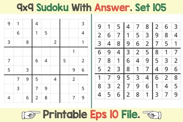 Advance Sudoku Puzzle Games Easy to Hard with Answer