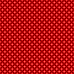 Illustration with repetitive geometric shapes covering the background. Drawing with colored pattern that can be used as a web pattern, wallpaper, digital graphics, gifts and artistic decorations.