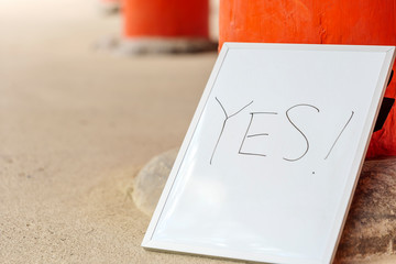 The signboard that says 