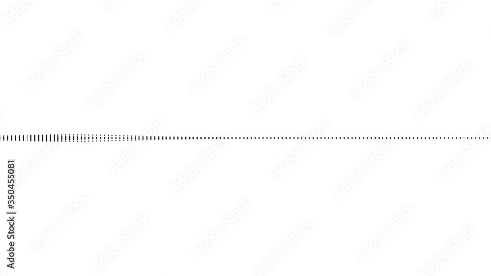 Poster a simple black on white audio speech visualizer effect