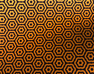 yellow disco pattern background, beautiful orange shade of wallpaper background pattern with shadow, polygon design of pattern with flower, black and yellow color honeycomb pattern, vintage background