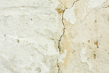 old white wall
