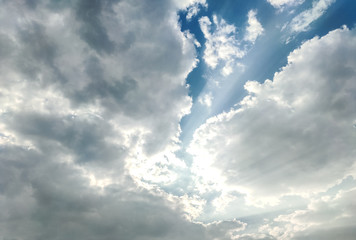 blue sky with clouds