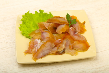 Smoked catfish fillet