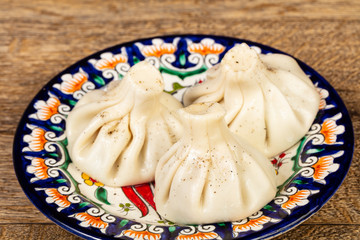 Georgian traditional Khinkali
