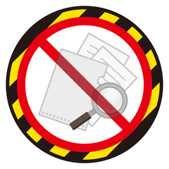 調査禁止マーク