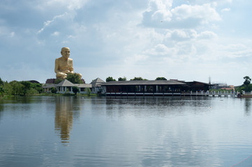 Landscape of wat Luangphu Thuord, history buddha of thailand.