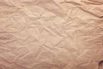 wrinkled or crumpled paper as background