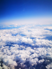 clouds and sky from the aircraft