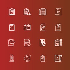 Editable 16 checkbox icons for web and mobile