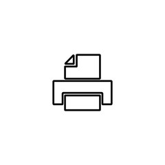 Printer icon. Scanner sign. Laser jet, ink jet printers. Document, image printouts symbol. Office tool and equipment icon for perfect web and mobile design.