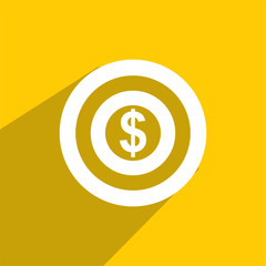 DOLLAR TARGET ICON , GOAL ICON