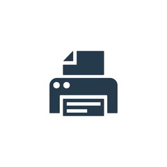 Printer icon. Scanner sign. Laser jet, ink jet printers. Document, image printouts symbol. Office tool and equipment icon for perfect web and mobile design.