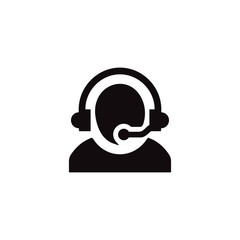 Call center operator icon. Helpline symbol. Customer support concept for perfect web and mobile design, e-commerce websites.